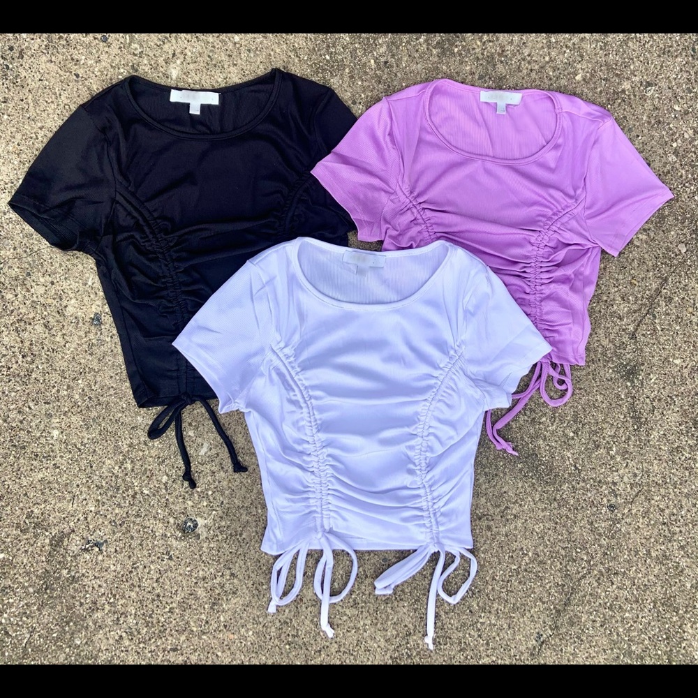 Scrunched Crop Top